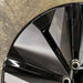 19" ARIYA 23-26 19x7.5, 10 spoke Original OEM Wheel Rim - BLACK SILVER - Side Profile