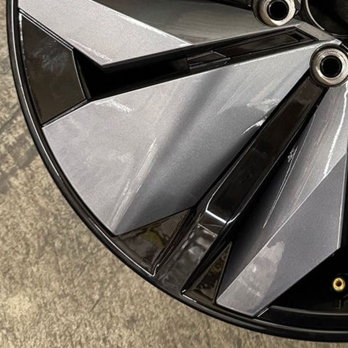 19" ARIYA 23-26 19x7.5, 10 spoke Original OEM Wheel Rim - BLACK SILVER - Additional View