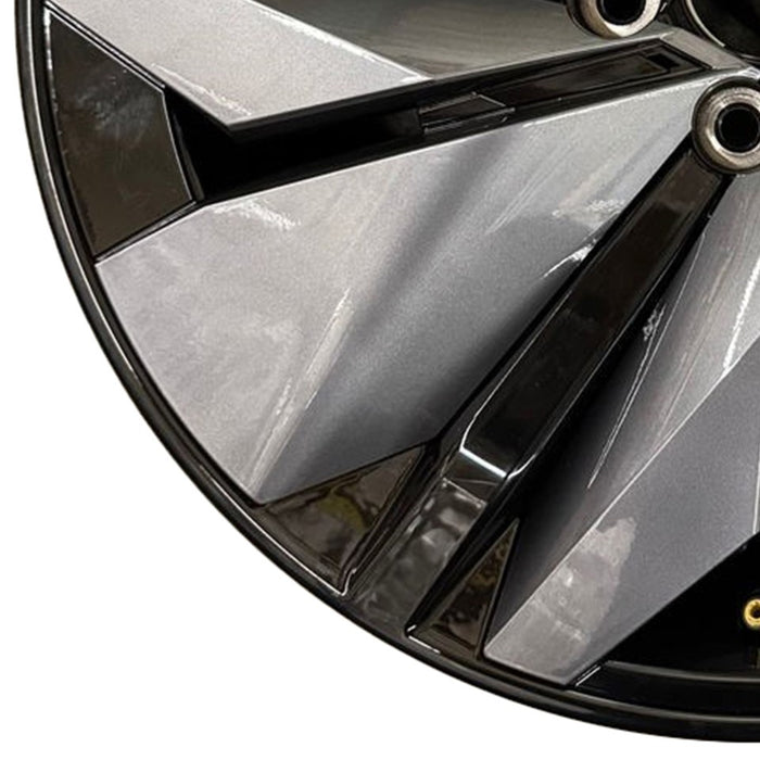 19" ARIYA 23-26 19x7.5, 10 spoke Original OEM Wheel Rim - BLACK SILVER - Additional View