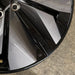 19" ARIYA 23-26 19x7.5, 10 spoke Original OEM Wheel Rim - BLACK SILVER - Back View