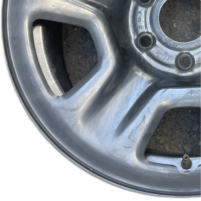 18" DODGE 1500 PICKUP 19-21 , 18x7.5 , Original OEM Wheel Rim - SILVER - Back View