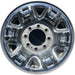 17" NV 1500 14-21 , , styled steel, clad Original OEM Wheel Rim - CHROME - Front View