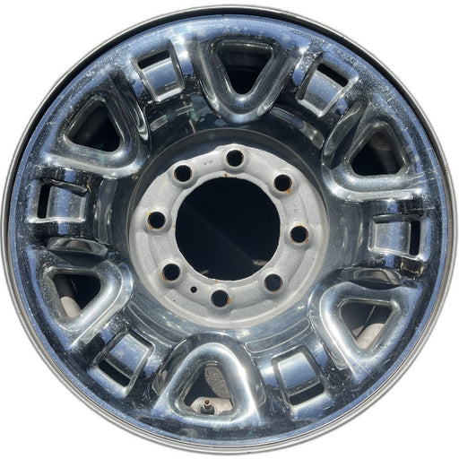 17" NV 1500 14-21 , , styled steel, clad Original OEM Wheel Rim - CHROME - Front View
