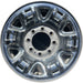 17" NV 1500 14-21 , , styled steel, clad Original OEM Wheel Rim - CHROME - Front View