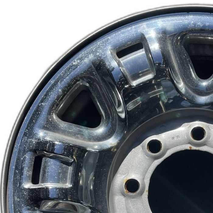 17" NV 1500 14-21 , , styled steel, clad Original OEM Wheel Rim - CHROME - Angle View