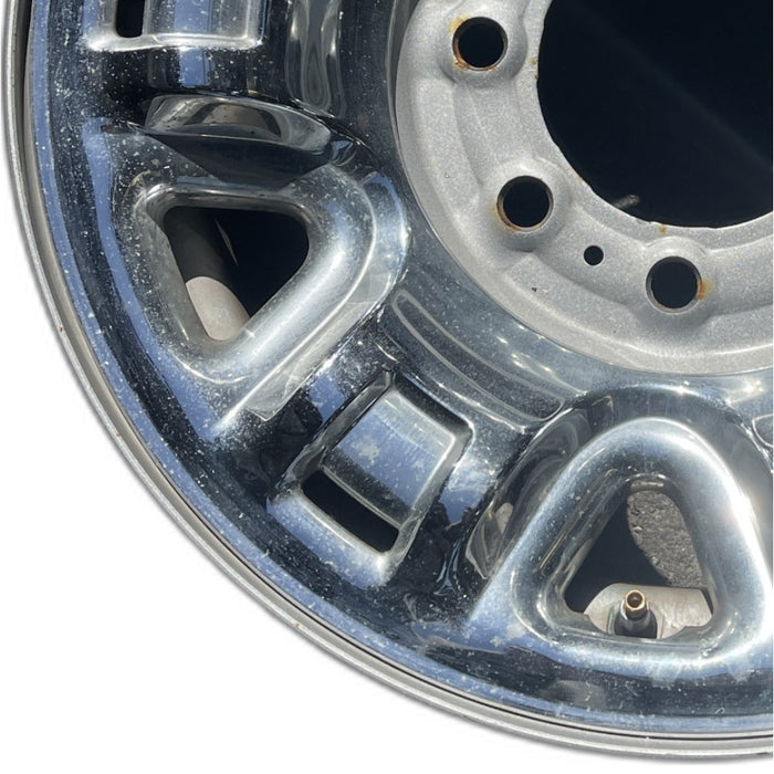 17" NV 1500 14-21 , , styled steel, clad Original OEM Wheel Rim - CHROME - Back View