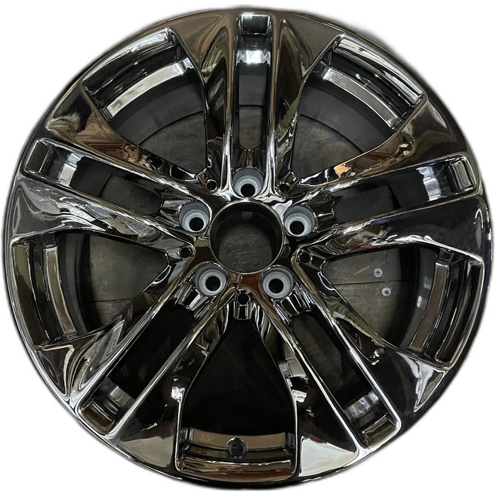 17" MERCEDES C-CLASS 12 204 Type; C250, 17x7.5, 10 spoke, w/o AMG; fluted - Front View