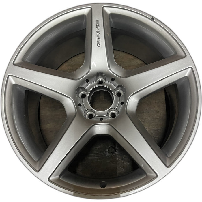 19" MERCEDES S-CLASS 08 230 Type; SL55, 19x9.5, 1 piece Original OEM Wheel Rim - Front View