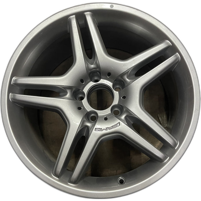 18" MERCEDES S-CLASS 06 230 Type; SL500, 18x8.5 , 10 spoke Original OEM Wheel - Front View