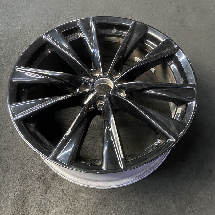 20" NX350 22-24 20x7.5 , 5 split spoke, Original OEM Wheel Rim - BLACK - View 8
