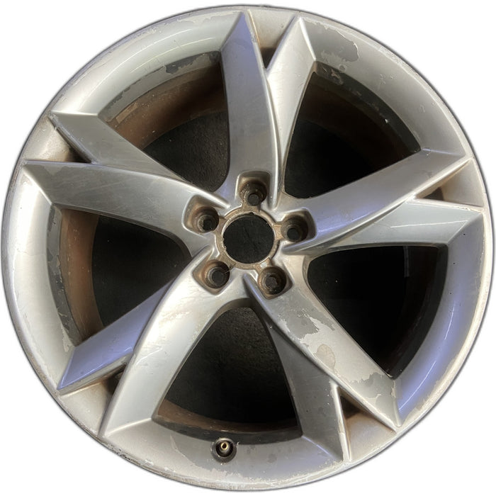 19" AUDI A5 08-09 19x8.5, 5 spoke, scissor spoke Original OEM Wheel Rim - Front View