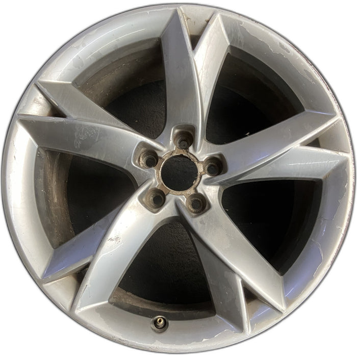 19" AUDI A5 08-09 19x8.5, 5 spoke, scissor spoke Original OEM Wheel Rim - Front View