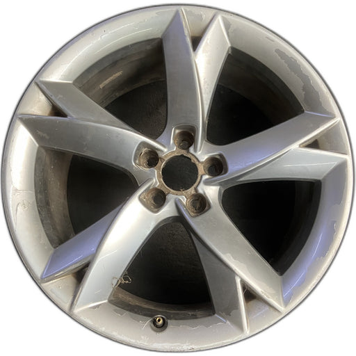 19" AUDI A5 08-09 19x8.5, 5 spoke, scissor spoke Original OEM Wheel Rim - Front View