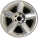 20" AVALANCHE 1500 07 20x8.5, 5 spoke, covered lug nuts, w/o groove in spoke; - Front View
