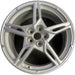 19" CORVETTE 20-22 front, , 5 spoke, Original OEM Wheel Rim - SILVER - Front View