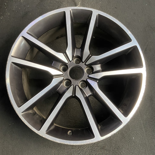 20" CHALLENGER 20 20x8 , , V spoke Original OEM Wheel Rim - MACHINED GREY - Additional View