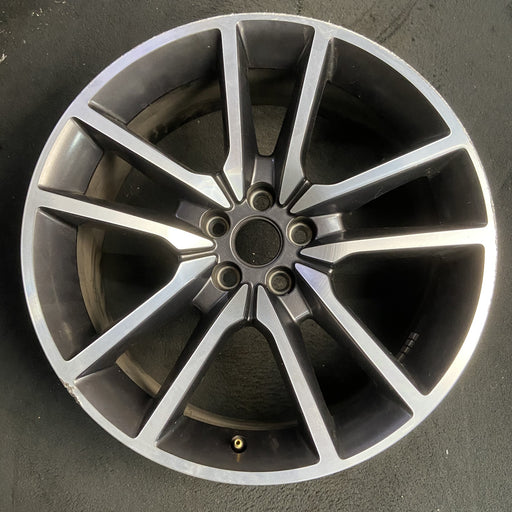 20" CHALLENGER 20 20x8 , , V spoke Original OEM Wheel Rim - MACHINED GREY - Additional View