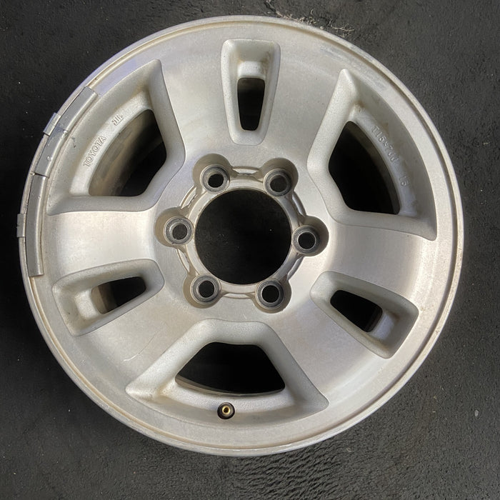 15" 4 RUNNER 96-02 15x7, alloy Original OEM Wheel Rim - MACHINED SILVER - Additional View