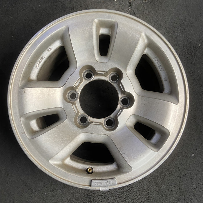 15" 4 RUNNER 96-02 15x7, alloy Original OEM Wheel Rim - MACHINED SILVER - Additional View