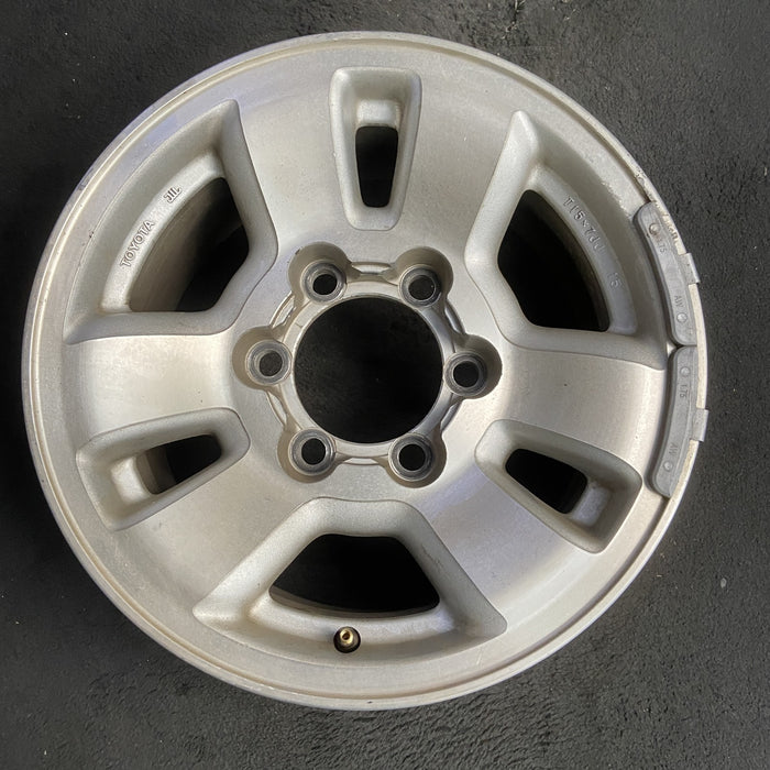 15" 4 RUNNER 96-02 15x7, alloy Original OEM Wheel Rim - MACHINED SILVER - Additional View