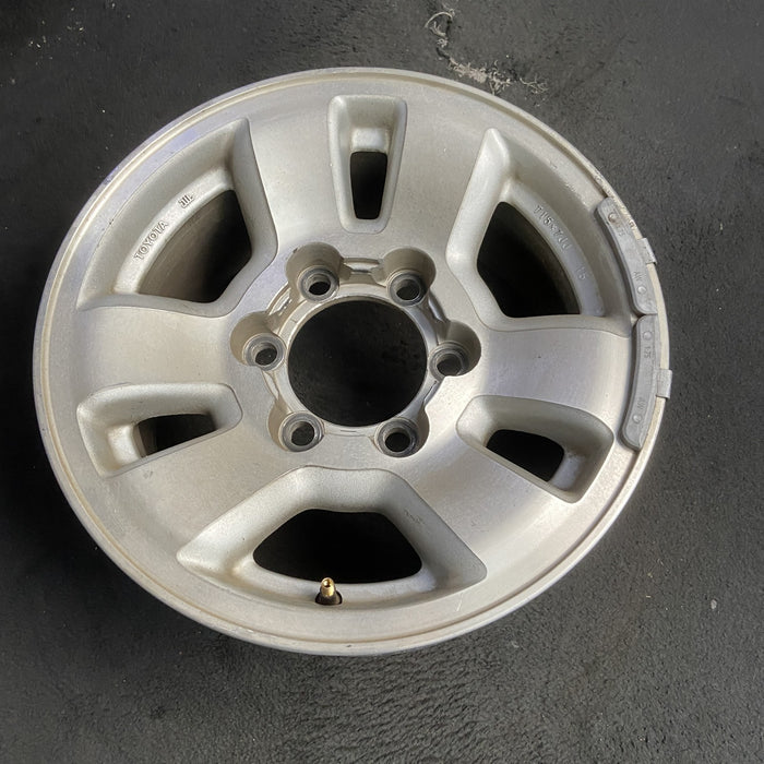 15" 4 RUNNER 96-02 15x7, alloy Original OEM Wheel Rim - MACHINED SILVER - View 7