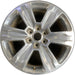 20" FORD F150 PICKUP 15-20 20x8.5, 6 spoke, Original OEM Wheel Rim - POLISHED - Front View