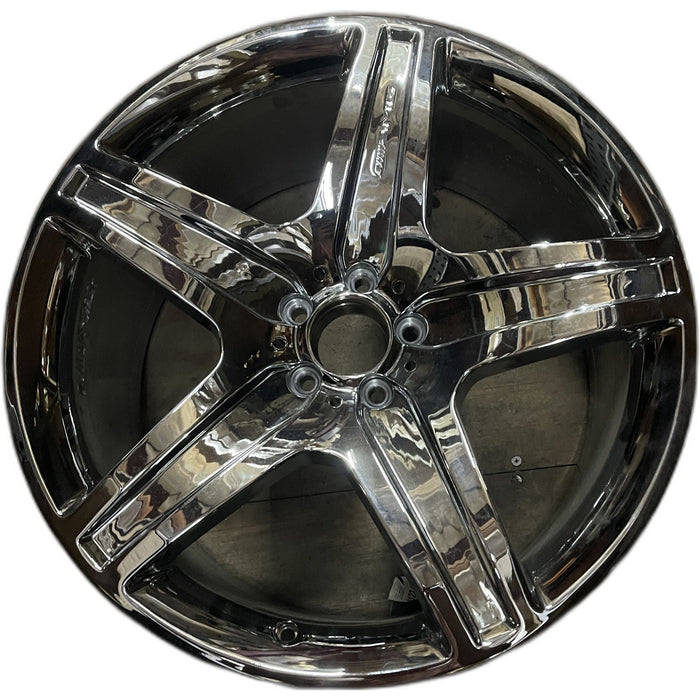 21" MERCEDES GL-CLASS 10-12 164 Type; GL550, 21x10 Original OEM Wheel Rim - - Front View
