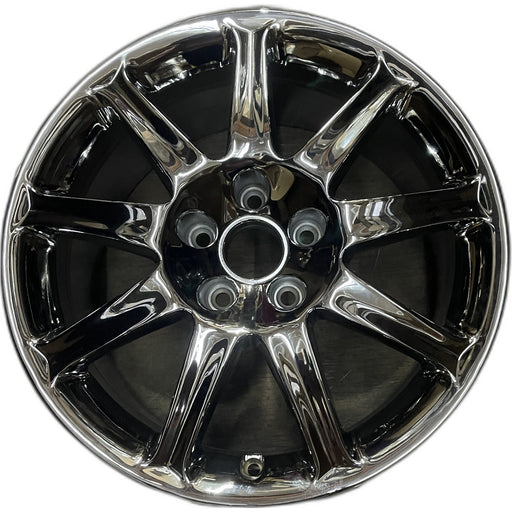 17" AUDI A6 04-06 17x7.5 , 9 spoke, exposed lug nuts Original OEM Wheel Rim - - Front View