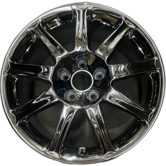 17" AUDI A6 04-06 17x7.5 , 9 spoke, exposed lug nuts Original OEM Wheel Rim - - Front View