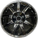 17" AUDI A6 04-06 17x7.5 , 9 spoke, exposed lug nuts Original OEM Wheel Rim - - Front View
