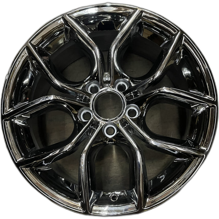 18" BMW X3 11-14 18x8 , , Y spoke design Original OEM Wheel Rim - CHROME - Front View