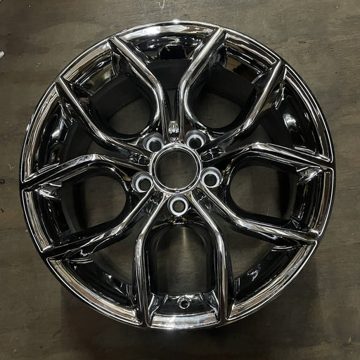 18" BMW X3 11-14 18x8 , , Y spoke design Original OEM Wheel Rim - CHROME - Additional View