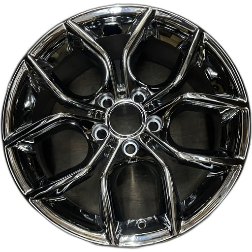 18" BMW X3 11-14 18x8 , , Y spoke design Original OEM Wheel Rim - CHROME - Front View