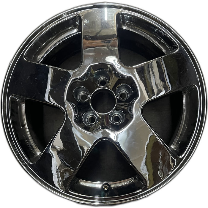 16" AUDI TT 00-02 16x7 Original OEM Wheel Rim - CHROME - Front View