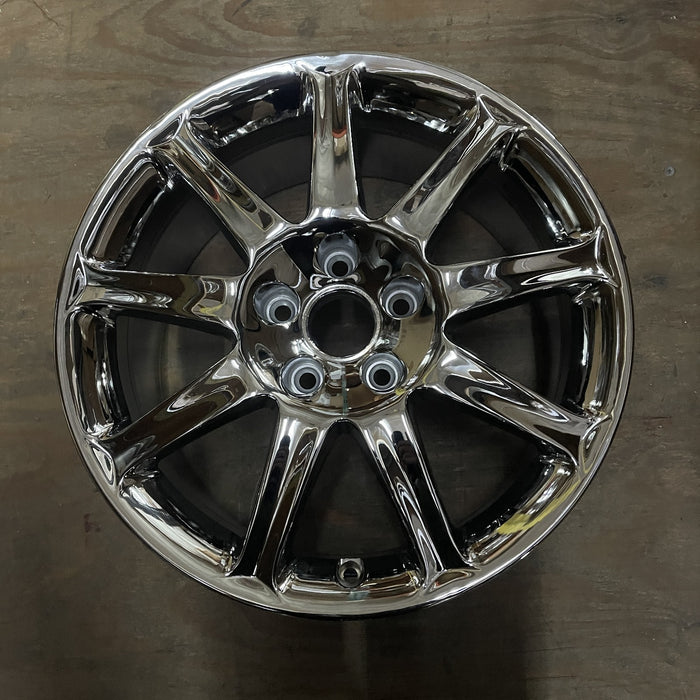 17" AUDI A6 04-06 17x7.5 , 9 spoke, exposed lug nuts Original OEM Wheel Rim - - Additional View