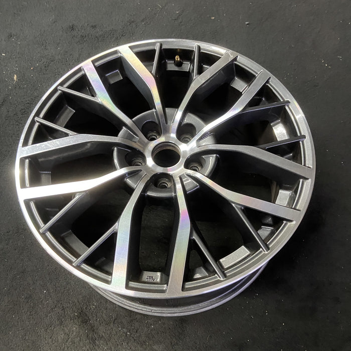 19" WRX 20-21 19x8.5 Original OEM Wheel Rim - MACHINED CHARCOAL - View 8