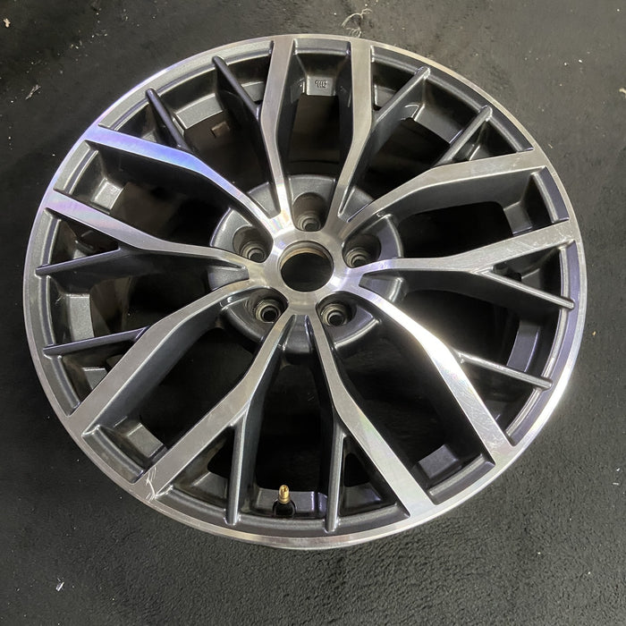 19" WRX 20-21 19x8.5 Original OEM Wheel Rim - MACHINED CHARCOAL - View 7