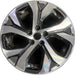 18" LEGACY 20 18x7 , w/ face Original OEM Wheel Rim - MACHINED CHARCOAL - Front View