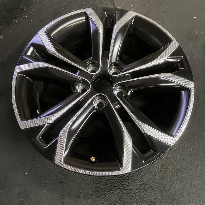 18" SIENNA 24 18x7.5 , Original OEM Wheel Rim - BLACK CHROME - View 7