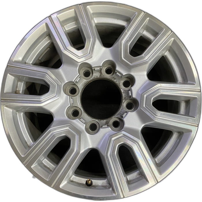 20" SIERRA 2500 PICKUP 20 20x8.5, 12 spoke , Original OEM Wheel Rim - MACHINED - Front View