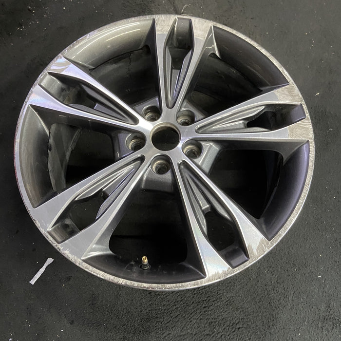 19" FUSION 17 19x8, , face with pockets Original OEM Wheel Rim - MACHINED - View 7