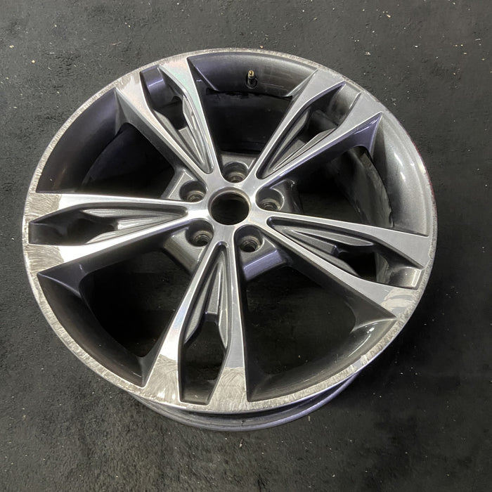 19" FUSION 17 19x8, , face with pockets Original OEM Wheel Rim - MACHINED - View 8