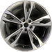 19" FUSION 17 19x8, , face with pockets Original OEM Wheel Rim - MACHINED - Front View