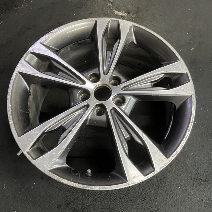 19" FUSION 17 19x8, , face with pockets Original OEM Wheel Rim - MACHINED - View 7