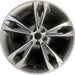 19" FUSION 17 19x8, , face with pockets Original OEM Wheel Rim - MACHINED - Front View