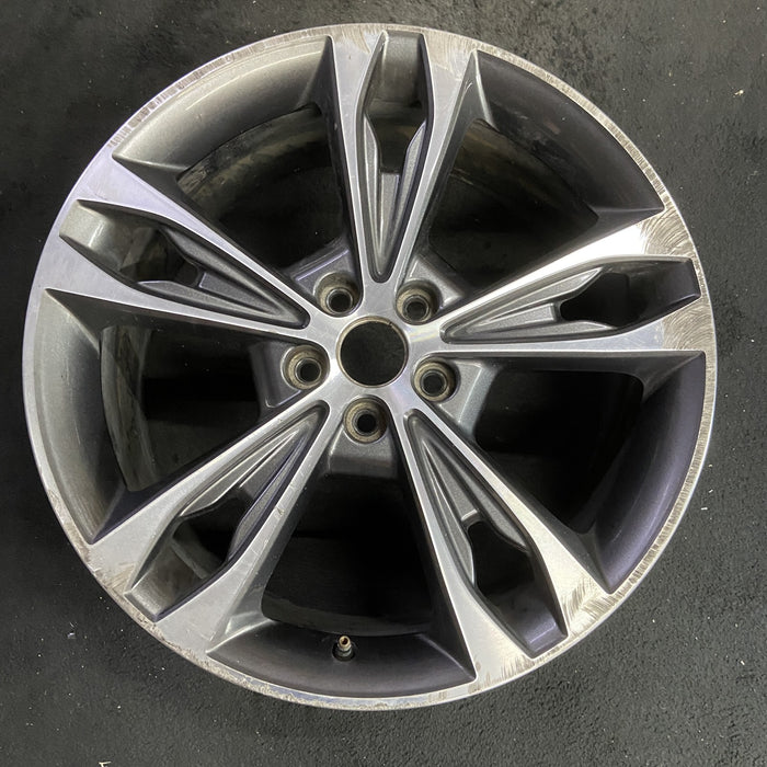 19" FUSION 17 19x8, , face with pockets Original OEM Wheel Rim - MACHINED - Additional View