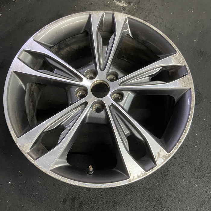 19" FUSION 17 19x8, , face with pockets Original OEM Wheel Rim - MACHINED - View 7