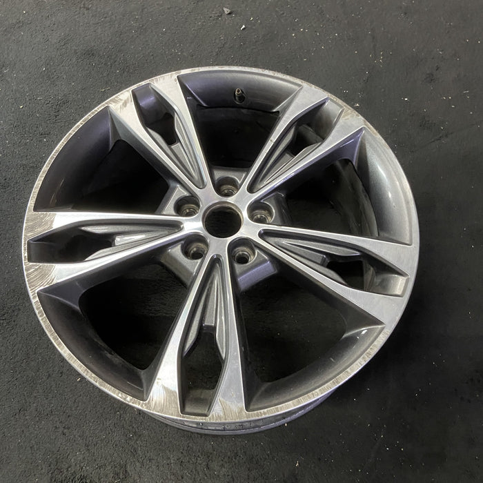 19" FUSION 17 19x8, , face with pockets Original OEM Wheel Rim - MACHINED - View 8