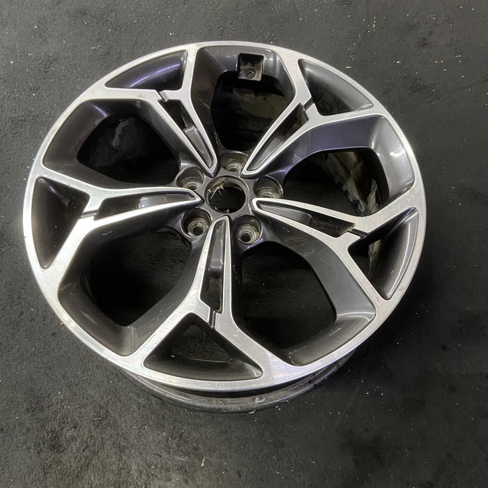 19" SPORTAGE 20-22 19x7.5 Original OEM Wheel Rim - MACHINED CHARCOAL - View 8
