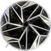 20" IONIQ 6 23-25 20x8.5 Original OEM Wheel Rim - MACHINED BLACK - Front View